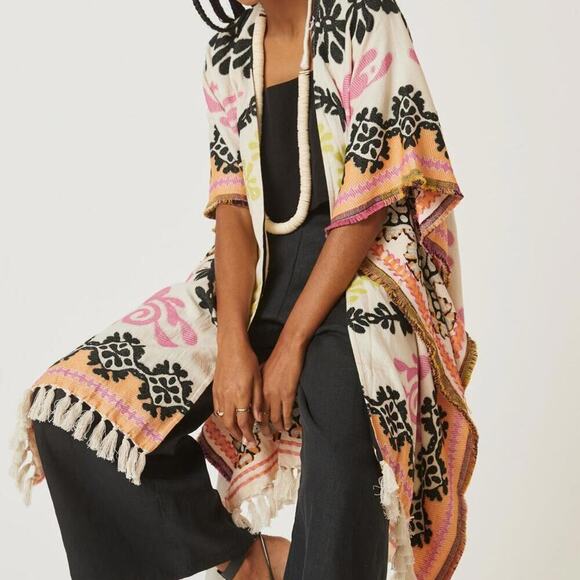 Anthropologie Accessories - Anthropologie Floral Ruana Wrap - NWT